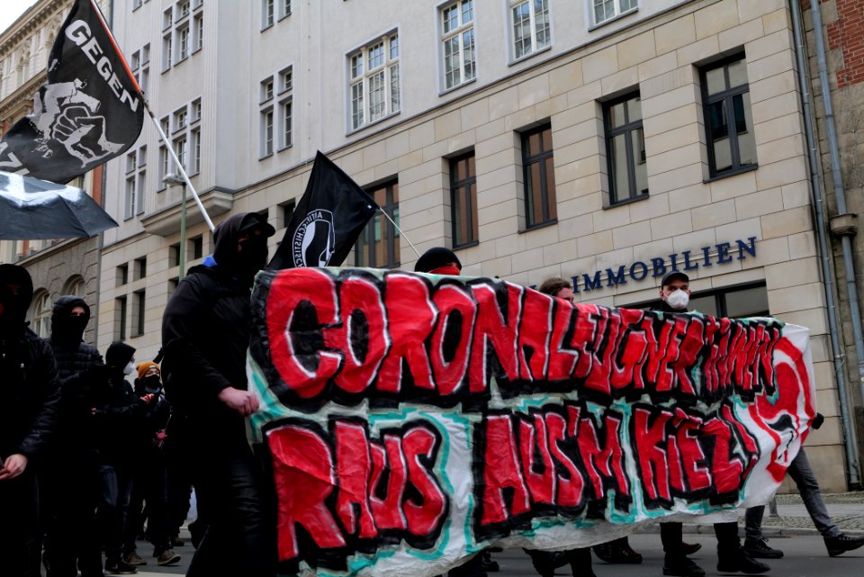 Antifascist demonstration Berlin 2021-03-20 16