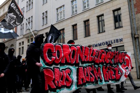 Antifascist demonstration Berlin 2021-03-20 16