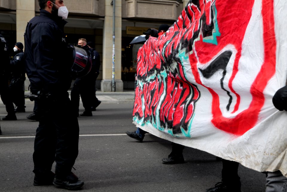 Antifascist demonstration Berlin 2021-03-20 13