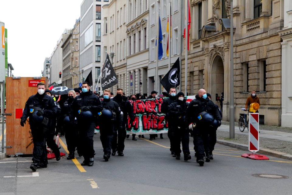 Antifascist demonstration Berlin 2021-03-20 17