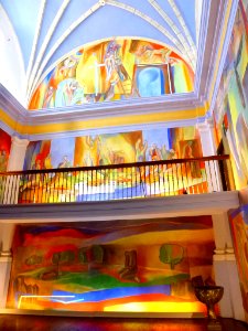 Antezana - San Miguel Arcángel, interior, 'Pinturas para la Vida' (Xabier Egaña) 09