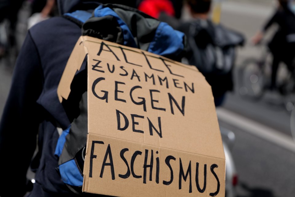 Antifascist bicycle demonstration Berlin 2020-06-06 16