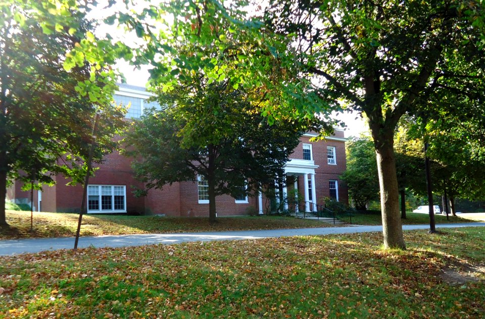 Andover Massachusetts Phillips Academy Abbot campus building and street
