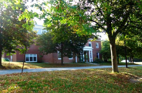 Andover Massachusetts Phillips Academy Abbot campus building and street