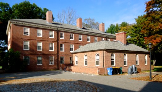 Andover Massachusetts Phillips Academy west quad south dormitory Johnson Hall