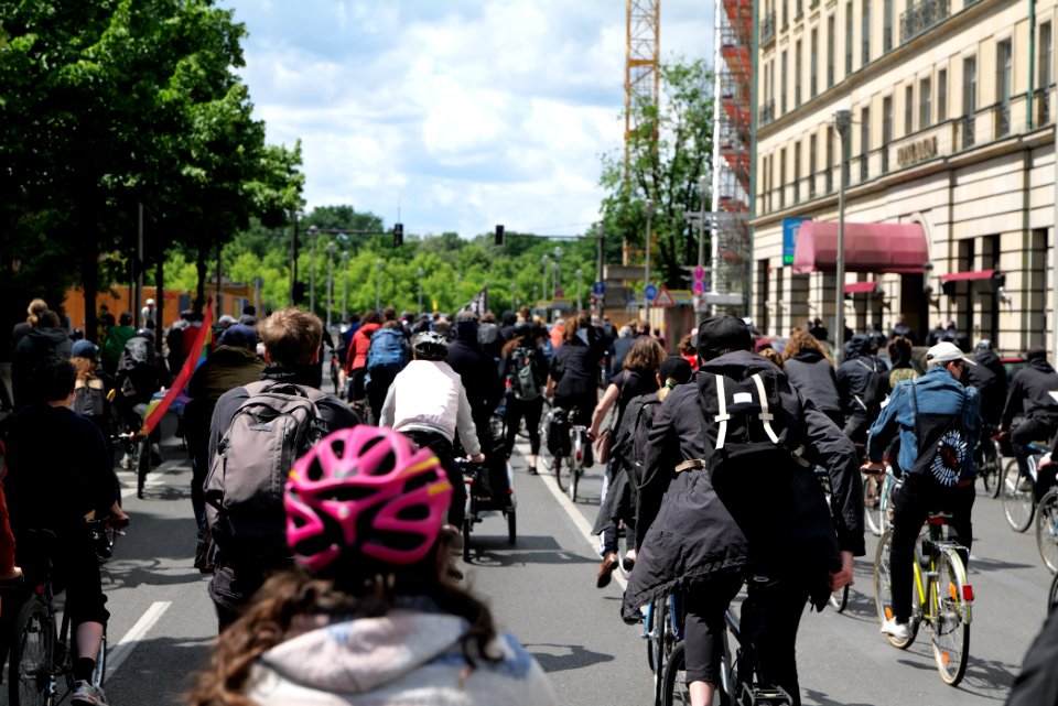 Antifascist bicycle demonstration Berlin 2020-06-06 31