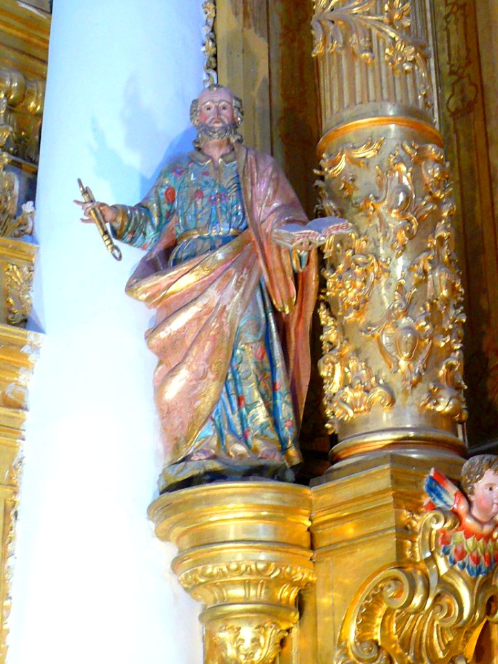 Antezana - Iglesia de San Miguel Arcángel, retablo mayor 05