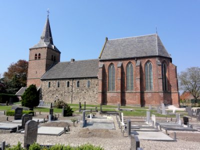 Andelst rijksmonument 36730 NH kerk buiten zijkant zuid