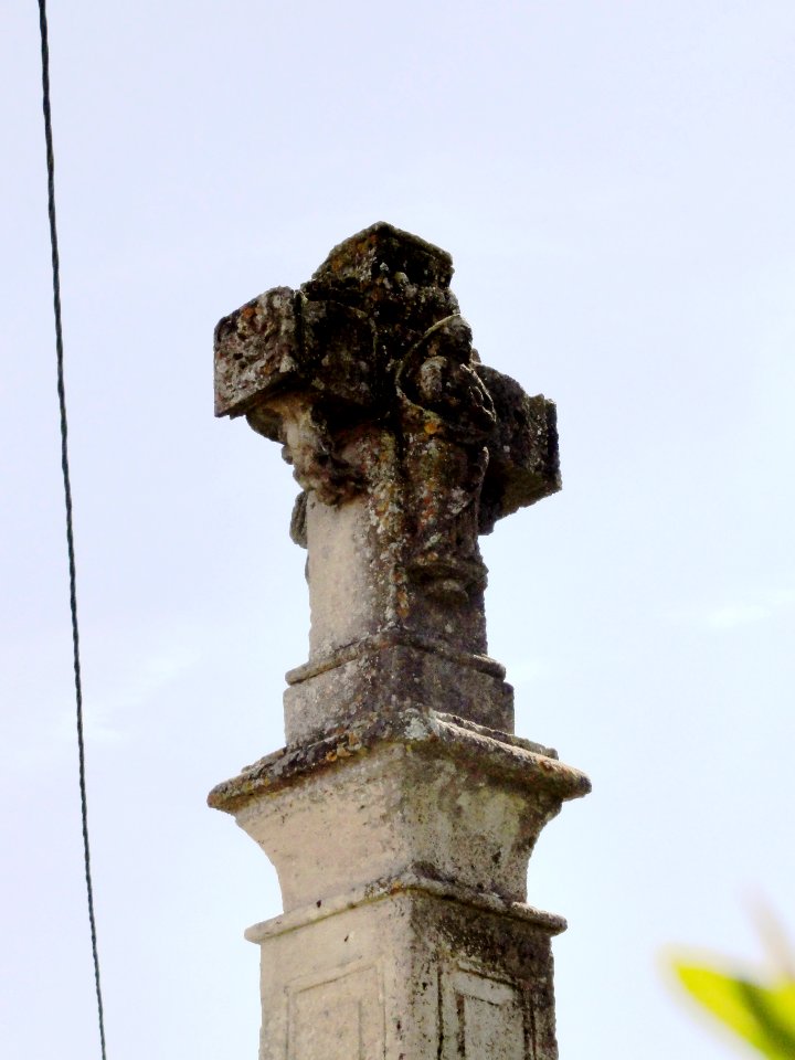 Andernay (Meuse) croix de chemin, verso