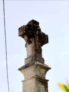 Andernay (Meuse) croix de chemin, verso