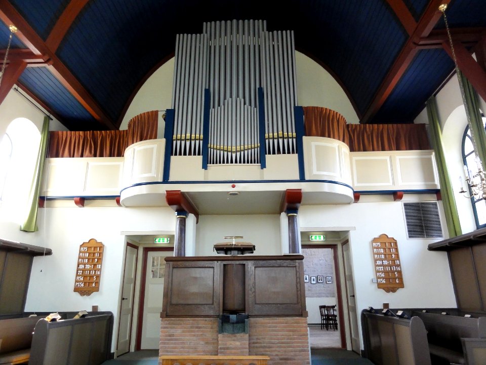 Andelst rijksmonument 36730 NH kerk, binnen, orgel