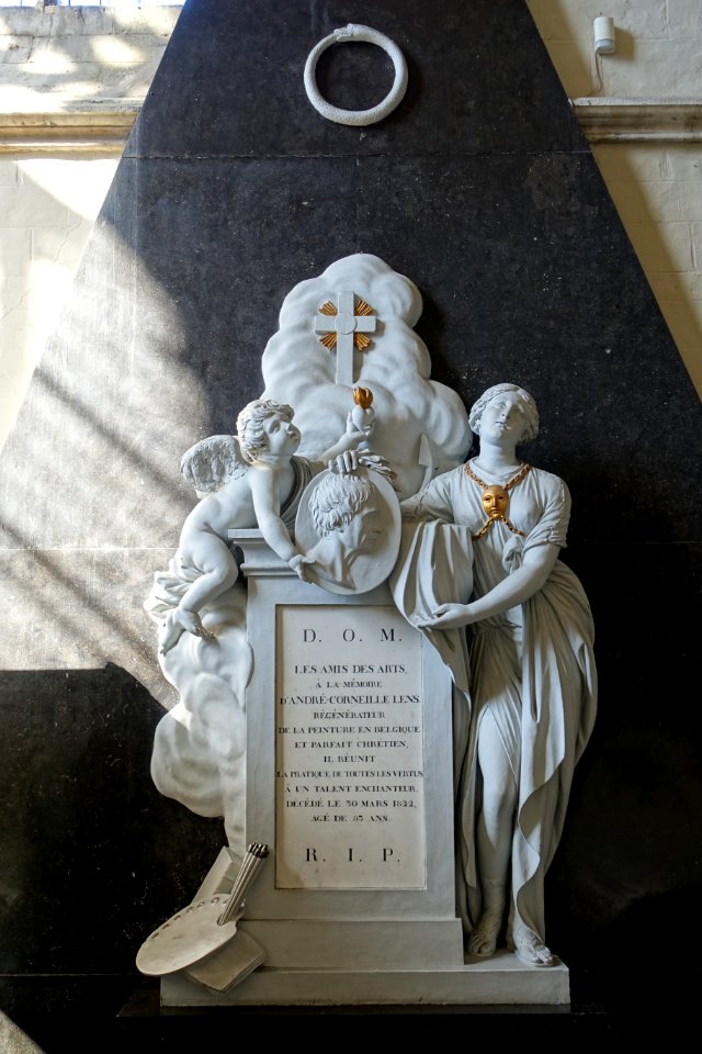 André Corneille Lens memorial - Église Notre-Dame-de-la-Chapelle - Brussels, Belgium - DSC07729