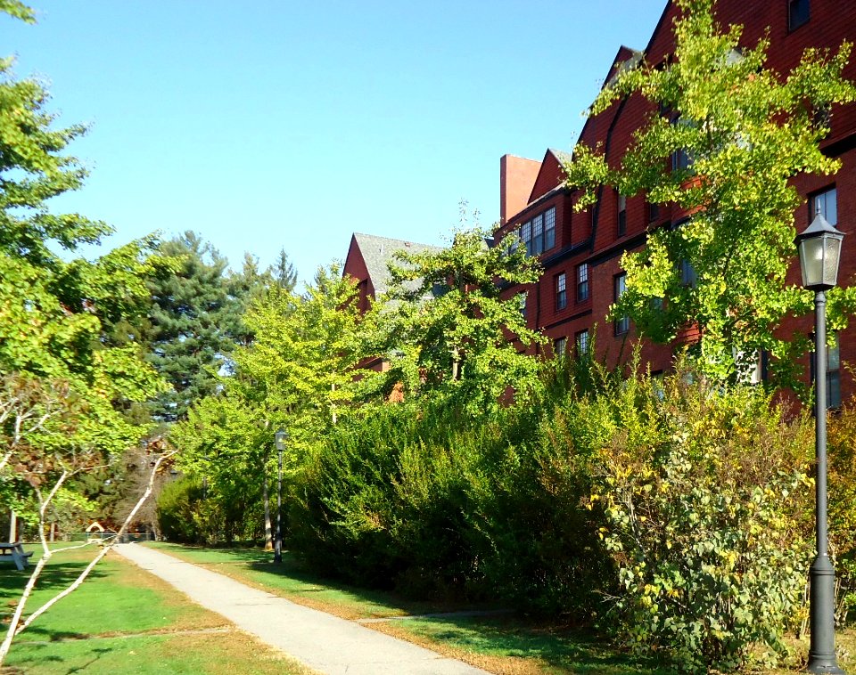 Andover Massachusetts Phillips Academy Abbot campus behind Draper Hall