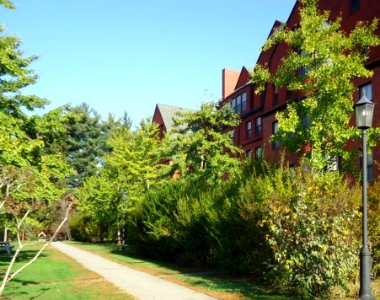 Andover Massachusetts Phillips Academy Abbot campus behind Draper Hall
