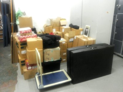 And the last stuff just arrived at the office of WMUK