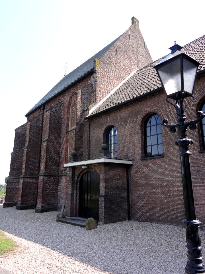 Andelst rijksmonument 36730 NH kerk buiten zijkant noord