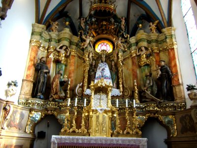 Andocs, Mária-szobor