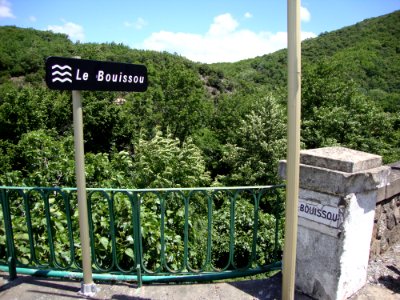 Andabre (Rosis, Hérault, Fr) Le Bouissou (panneau)