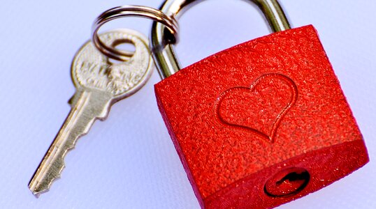 Valentine's day luck symbol