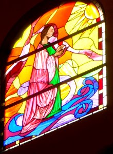 Andosilla - Basílica de la Virgen de la Cerca, vidrieras 3