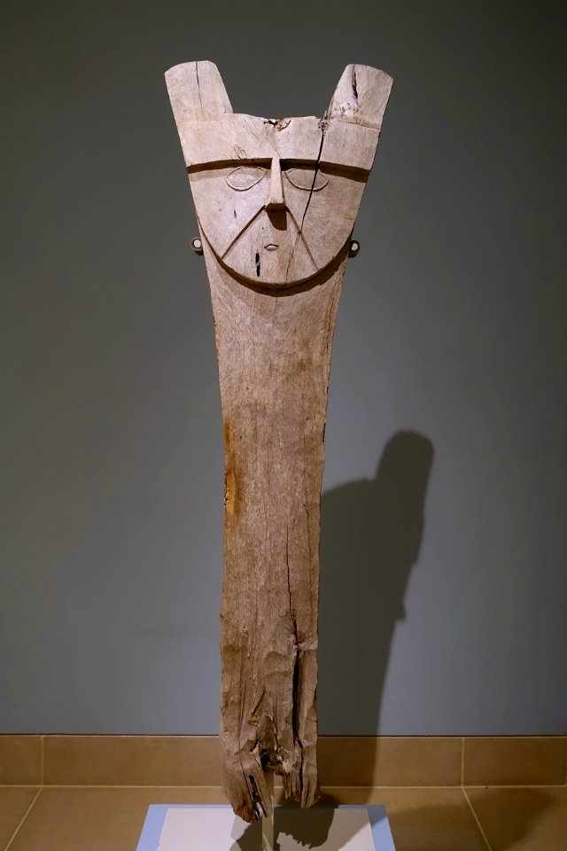Ancestor effigy post, Ica culture, Ica Valley, Peru south coast, Late Horizon, c. 1476-1534 AD, wood - Dallas Museum of Art - DSC04684