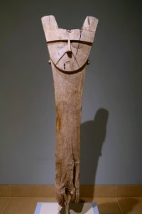 Ancestor effigy post, Ica culture, Ica Valley, Peru south coast, Late Horizon, c. 1476-1534 AD, wood - Dallas Museum of Art - DSC04684