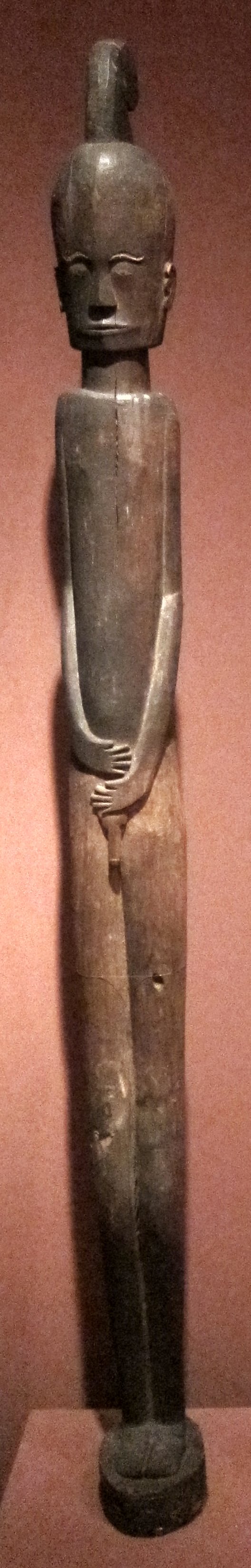 Ancestor figure, Sumatra, Batak, 19th century, wood, Honolulu Academy of Arts