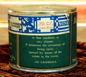 Anchor Smoking Mixture tin, Theodorus Niemeijer Ltd Groningnen pic3
