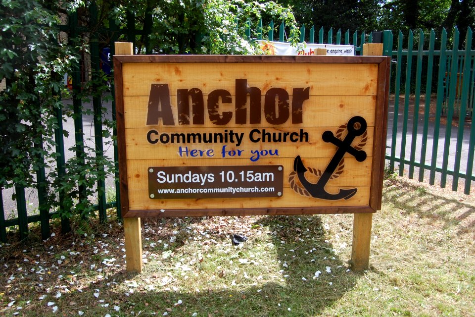 Anchor Community Church, Quob Lane, West End (May 2019) (Signboard)