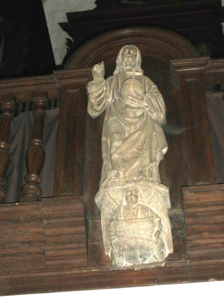 Ancerville (Meuse) église, statue (12) Le Christ