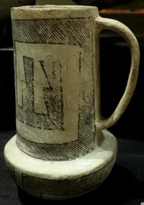 Ancestral Pueblo, Chaco black on white pitcher, 1050-1150 CE, Heard Museum