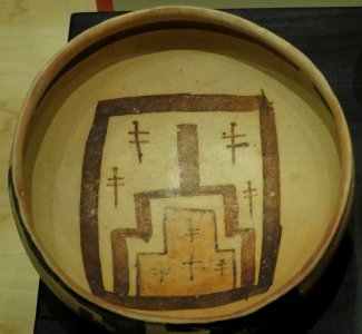 Ancestral Hopi, Sityatki polychrome bowl, 1400-1625 CE, Heard Museum photo