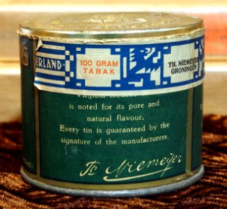 Anchor Smoking Mixture tin, Theodorus Niemeijer Ltd Groningnen pic2