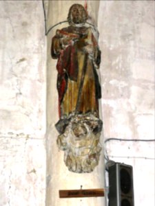 Ancerville (Meuse) église, statue (14) Saint Thadée