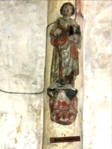 Ancerville (Meuse) église, statue (17) Saint Jacques mineur
