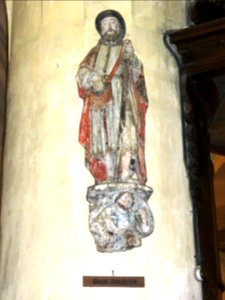 Ancerville (Meuse) église, statue (08) Saint Jacques Majeur