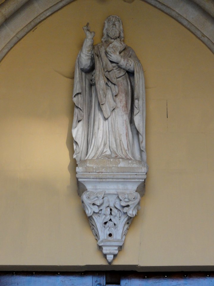 Ancemont (Meuse) statue Sacré-Coeur