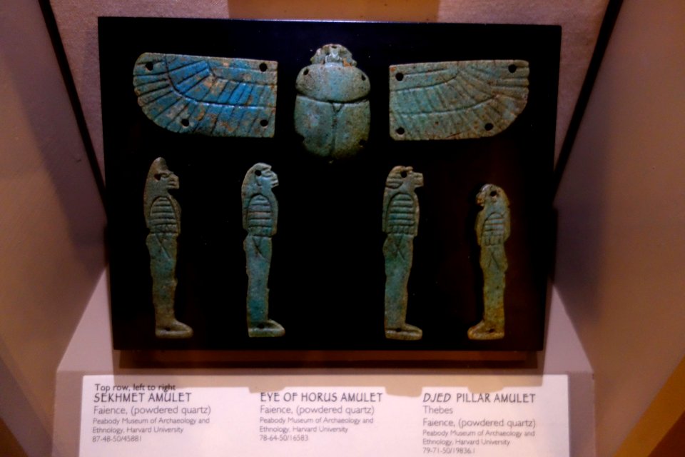 Amulets, Egypt - Fitchburg Art Museum - DSC08588