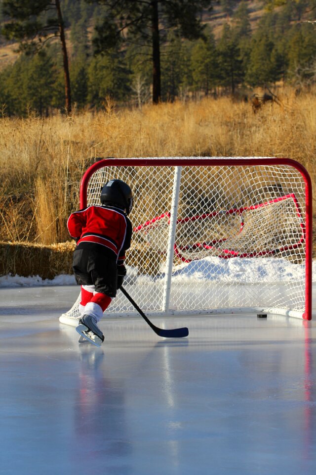 Goal kid rink
