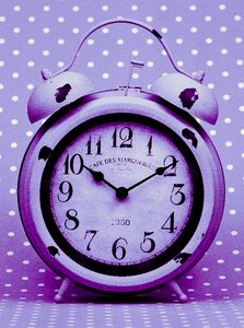 Time of time clock face