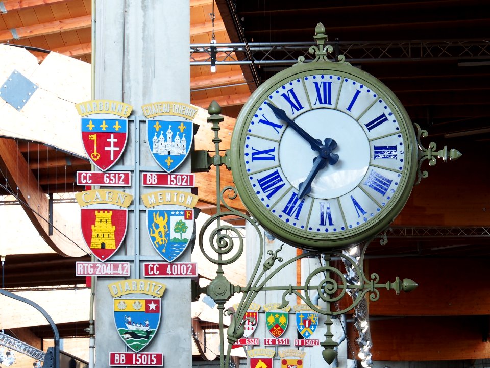 Ancienne horloge de gare photo 1