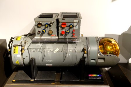 AN-AAR-53 Combined Function FLIR-IRST (CFF), view 2 - National Electronics Museum - DSC00530