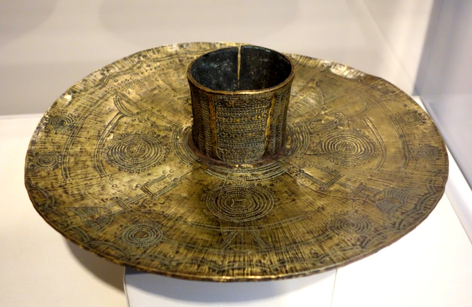 Anklet (ogba), Nigeria, Igbo people, c. 1930, brass - Chazen Museum of Art - DSC01787