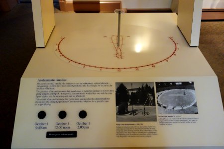 Analemmatic Sundial exhibit - Heritage Exhibit - Longwood Gardens - DSC00944