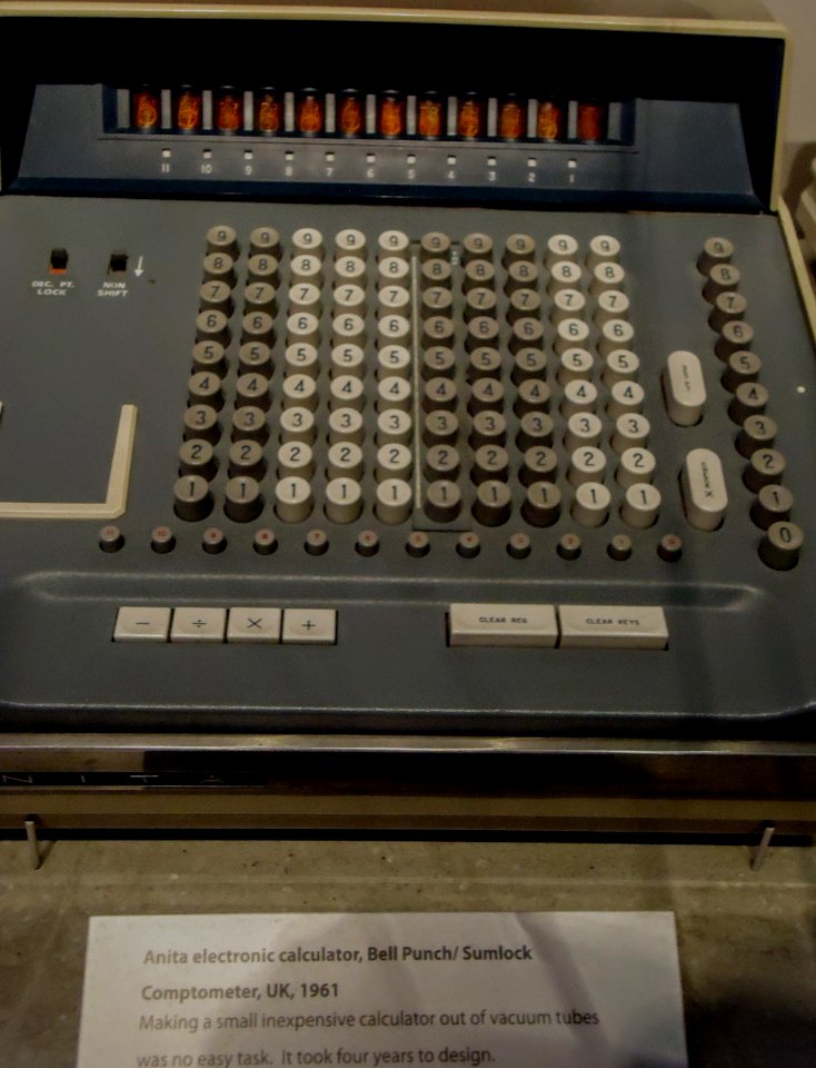Anita electronic calculator at CHM