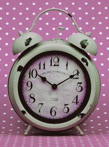 Time of time clock face photo