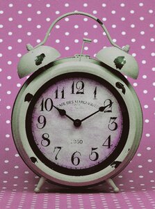 Time of time clock face