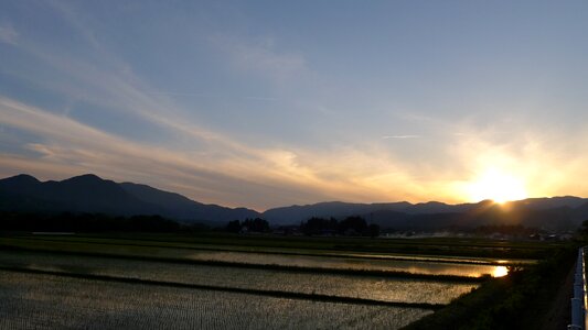 Countryside yamada's rice fields Free photos