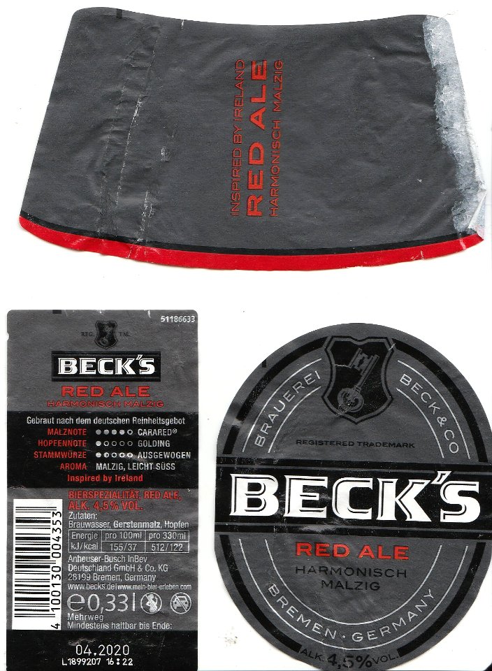 Anheuser-Busch InBv Deutschland - Beck's Red Ale
