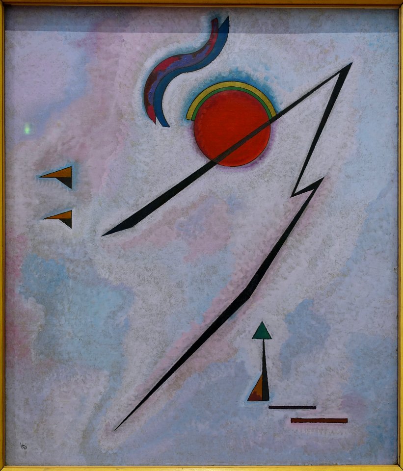 Angular Line by Wassily Kandinsky, 1930 - Galleria nazionale d'arte moderna - Rome, Italy - DSC05547